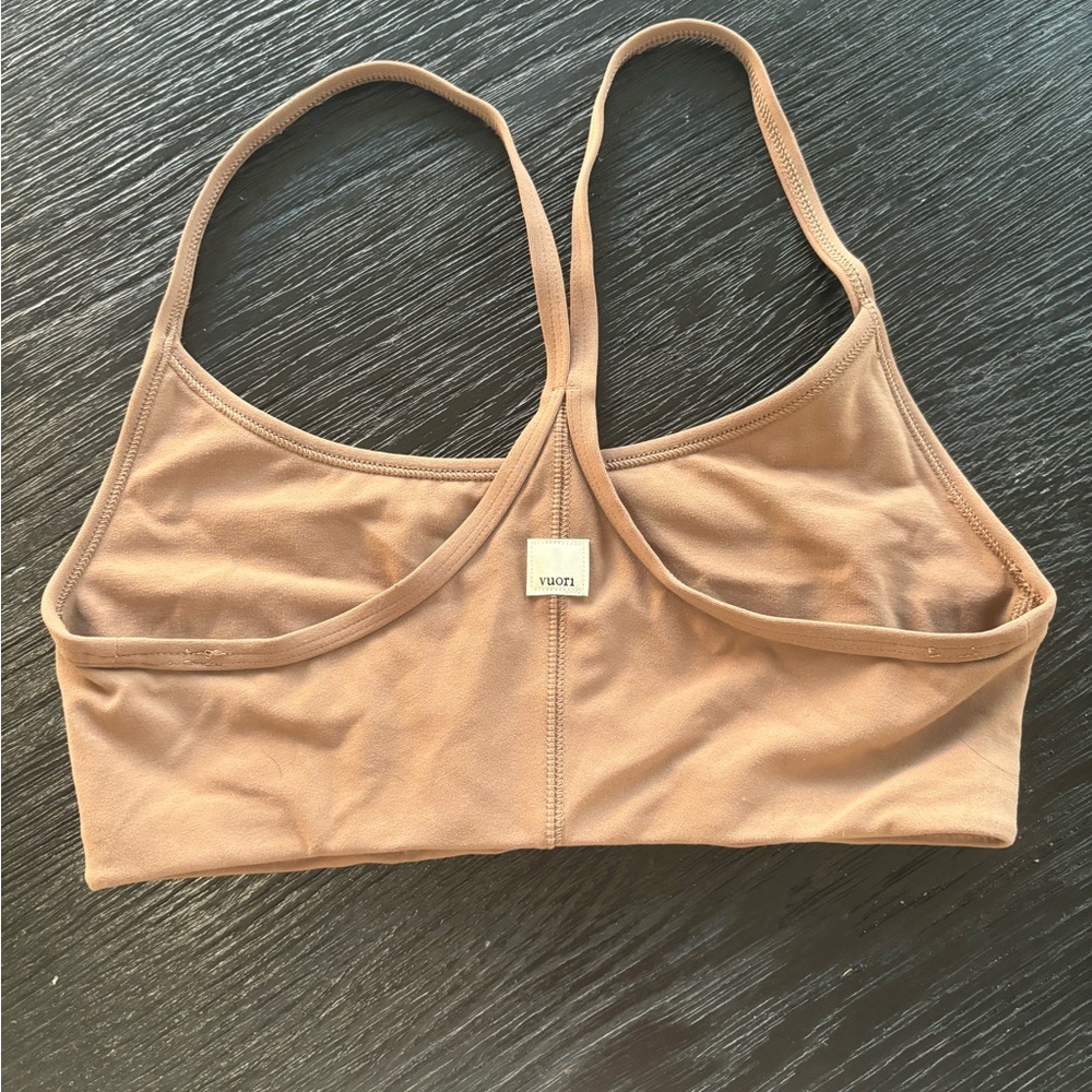 Tan Sports Bra Vuori